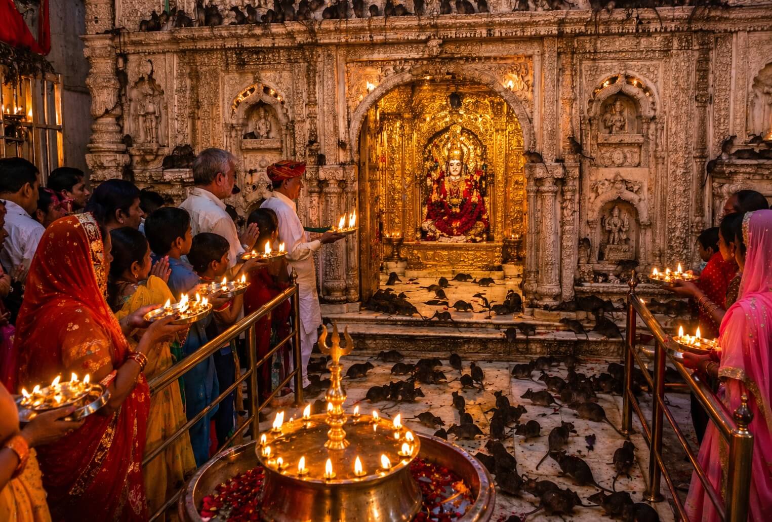 करणी माता आरती देशनोक मंदिर राजस्थान