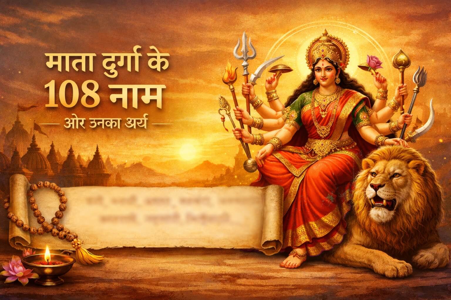 माता दुर्गा के 108 नाम