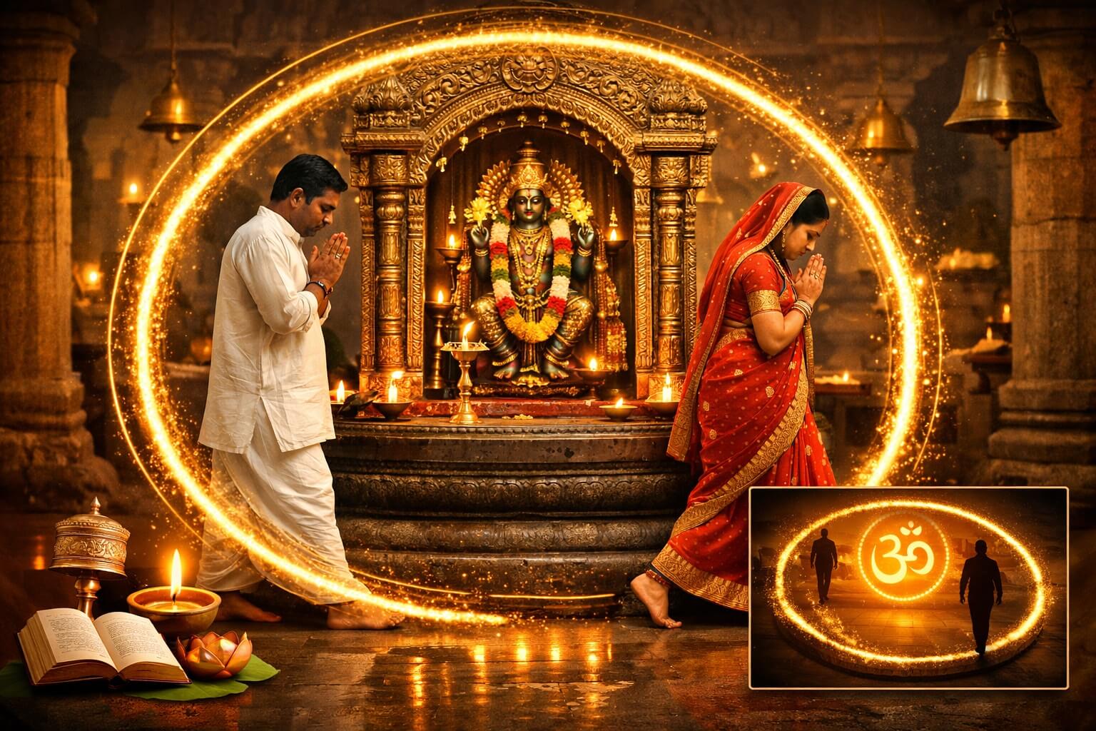 मंदिर में परिक्रमा करने का धार्मिक, आध्यात्मिक और शास्त्रीय महत्व