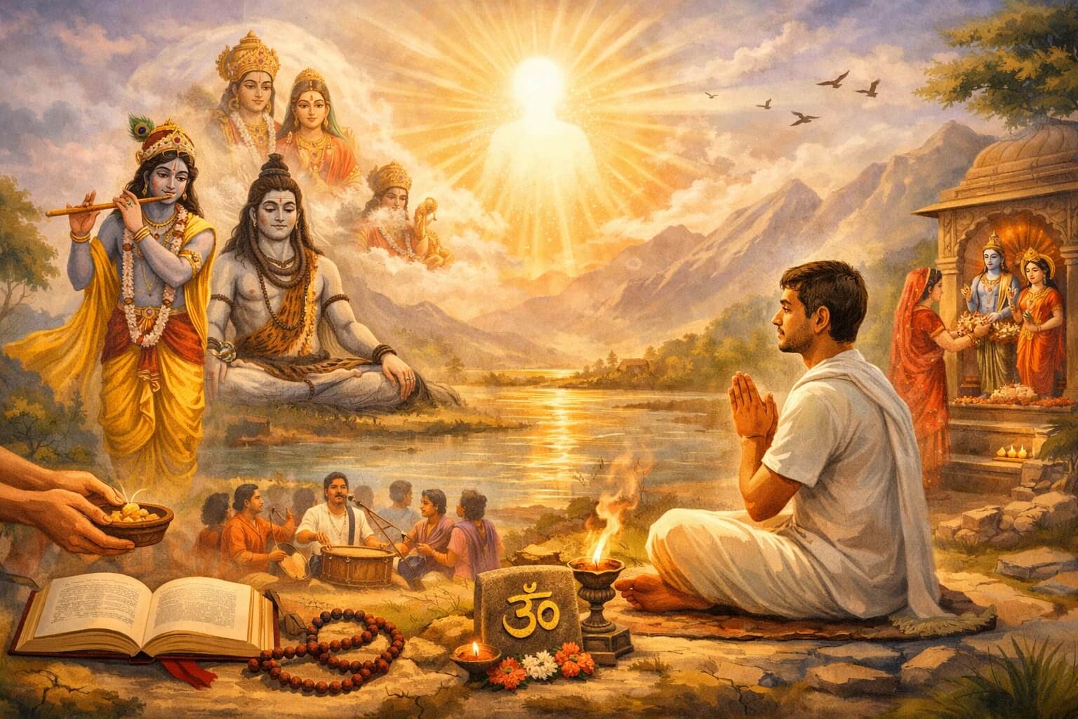 ईश्वर की भक्ति का सच्चा अर्थ - आत्मा से परमात्मा तक का मार्ग