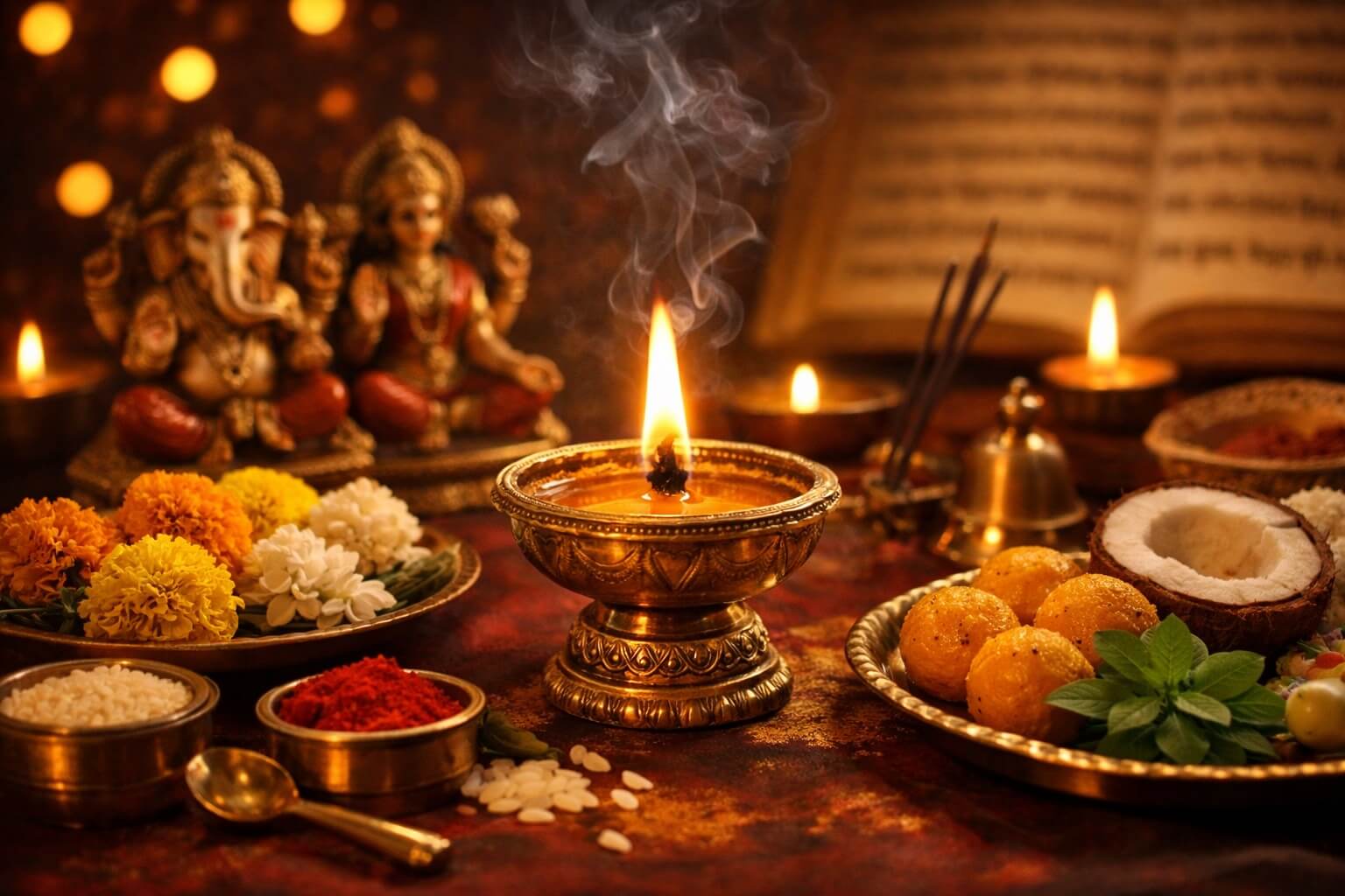 पूजा में घी का दीपक