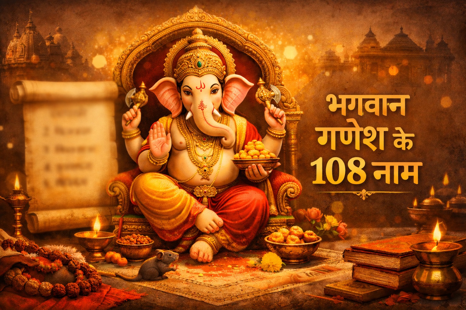 भगवान गणेश के 108 नाम