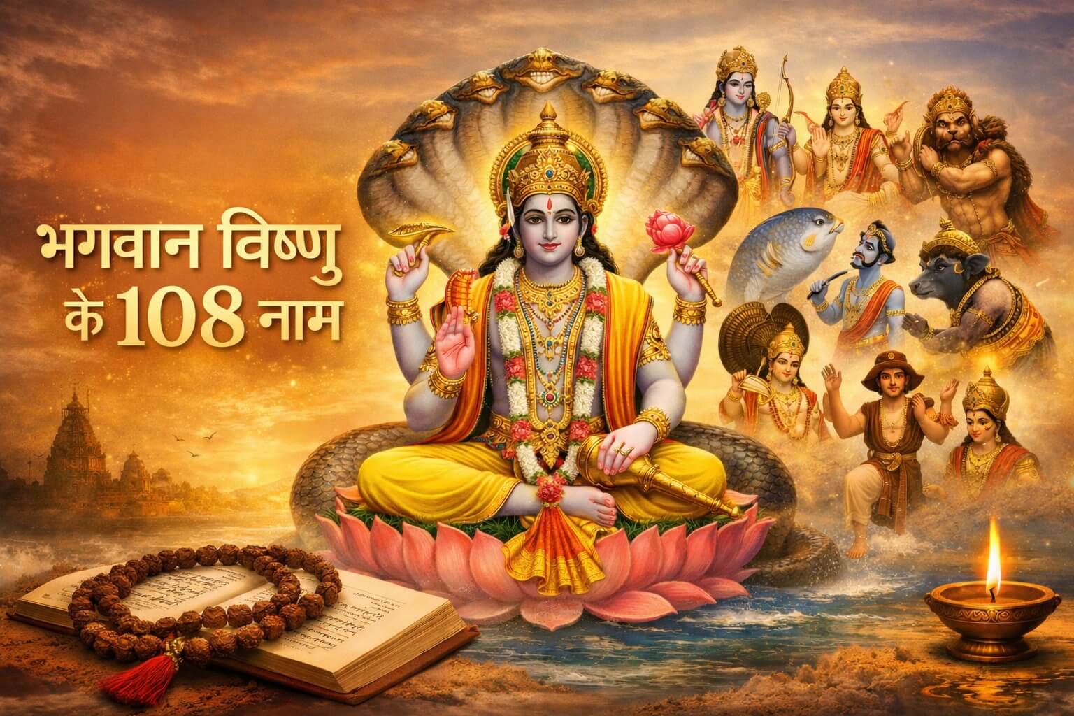 भगवान विष्णु के 108 नाम