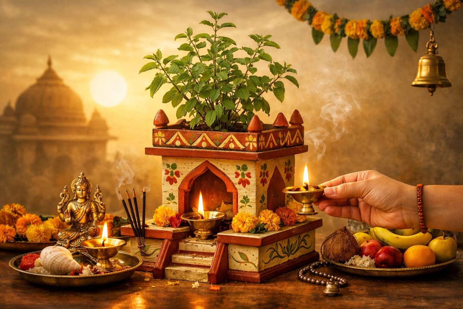 तुलसी पूजा का महत्व और लाभ