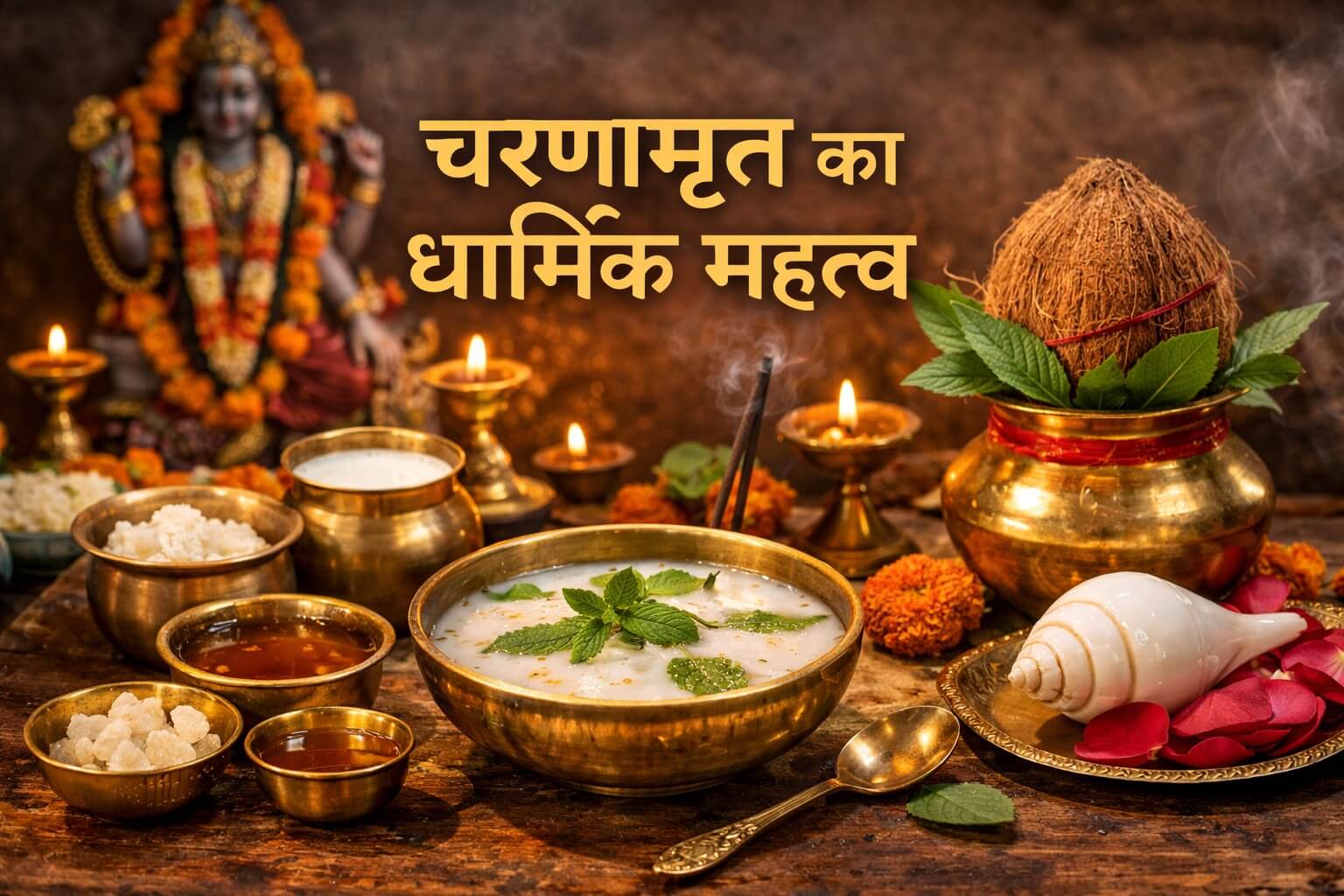 चरणामृत का धार्मिक महत्व