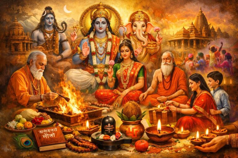 Sacred rituals and vibrant traditions