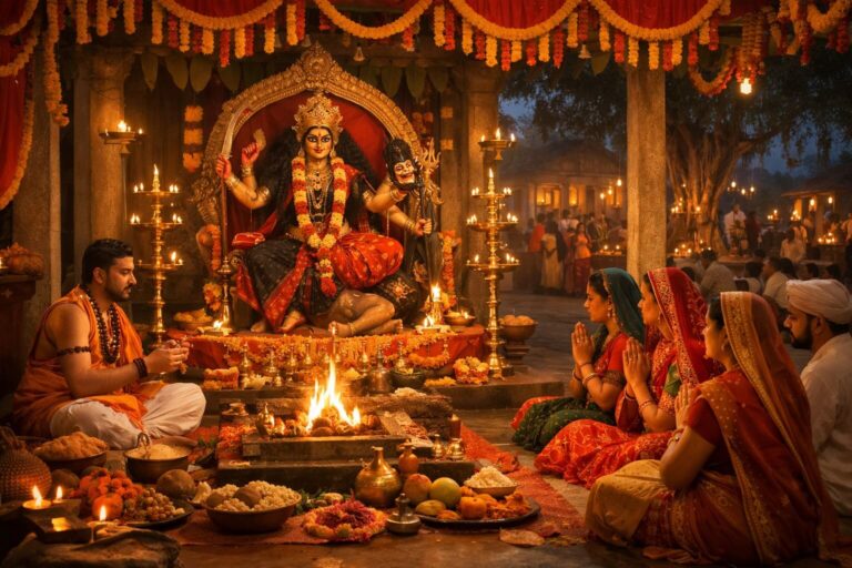 माँ चामुंडा मंत्र और उनका अर्थ – चामुंडा देवी के शक्तिशाली मंत्र