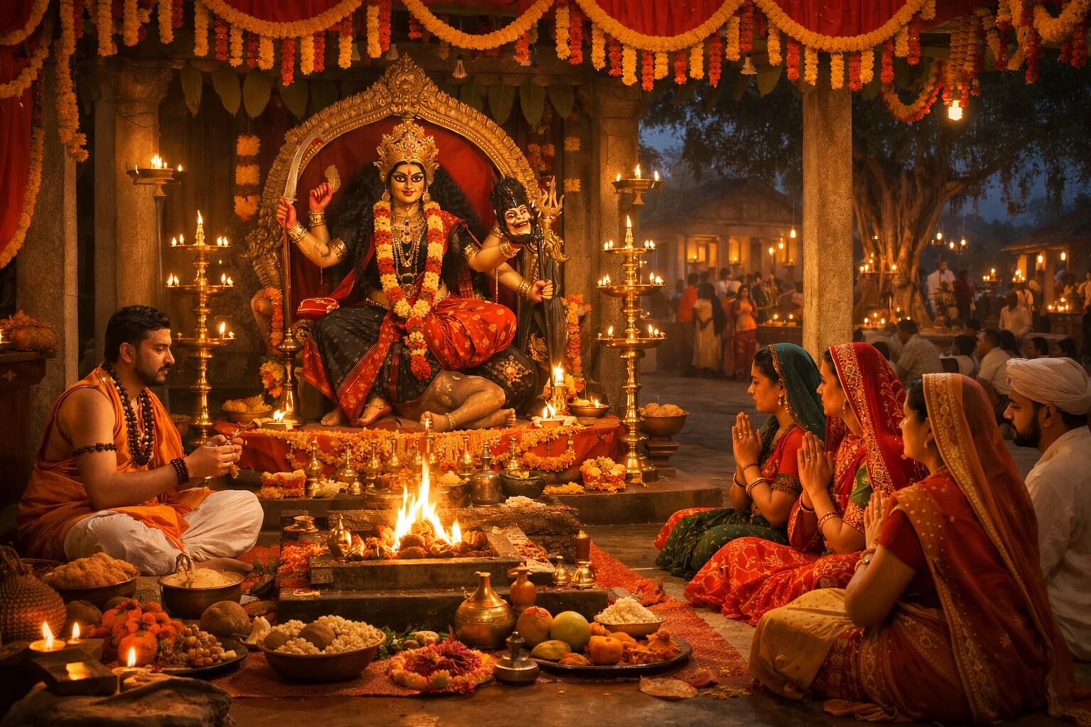 माँ चामुंडा मंत्र और उनका अर्थ – चामुंडा देवी के शक्तिशाली मंत्र