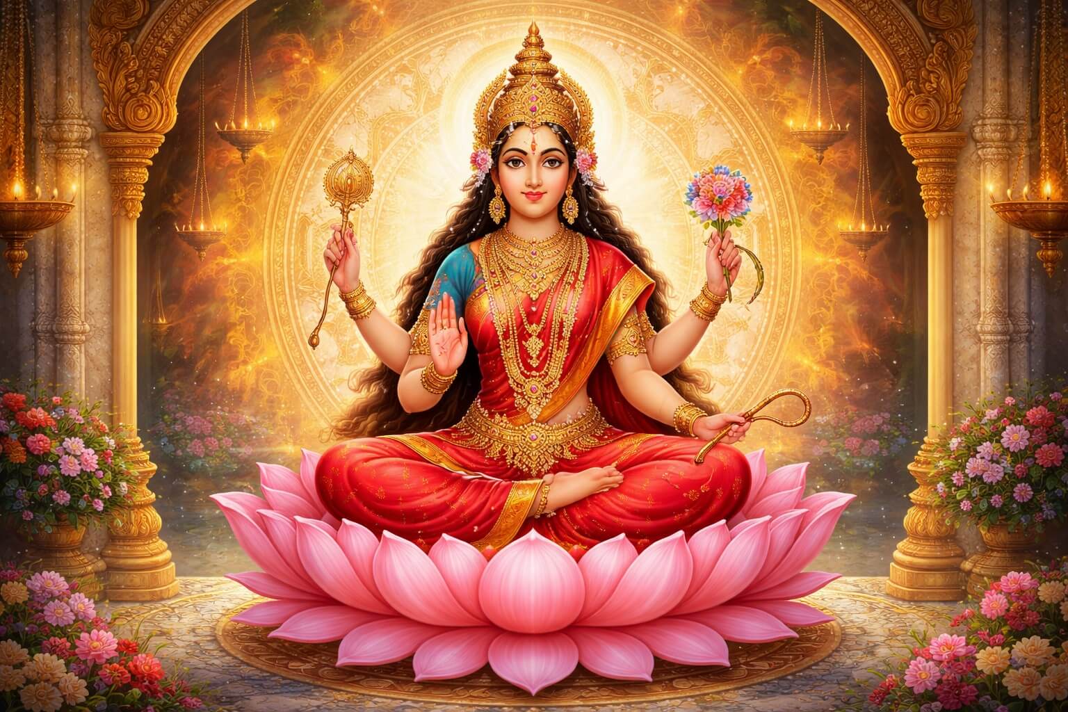 माँ त्रिपुर सुंदरी मंत्र और उनका अर्थ – ललिता त्रिपुर सुंदरी देवी मंत्र