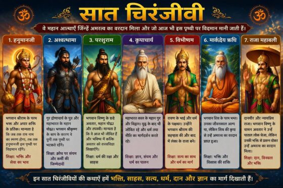 ये 7 अमर चिरंजीवी आज भी धरती पर हैं – हिंदू धर्म की रोचक मान्यता