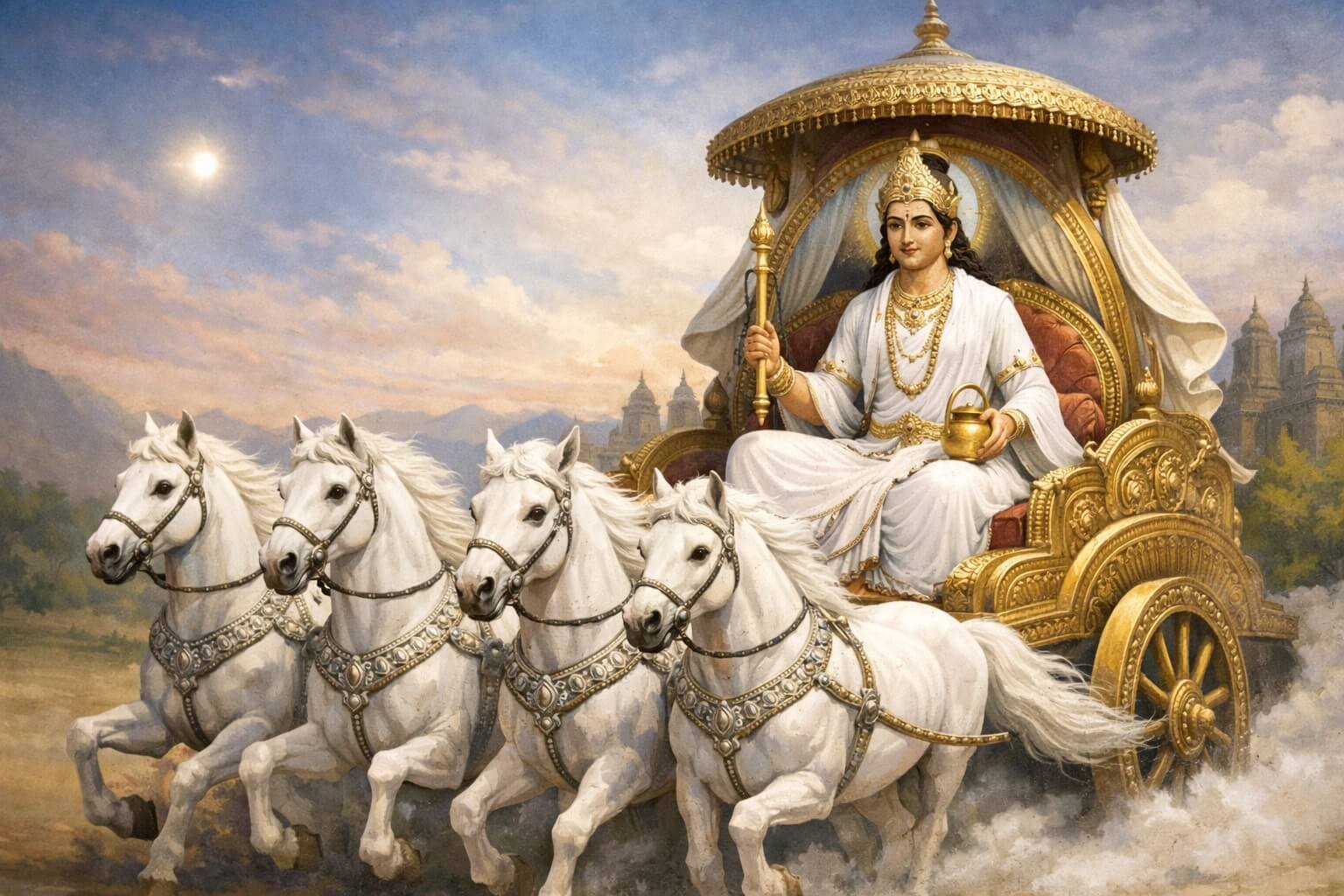 शुक्र देव की प्रतिमा और शुक्र मंत्र साधना